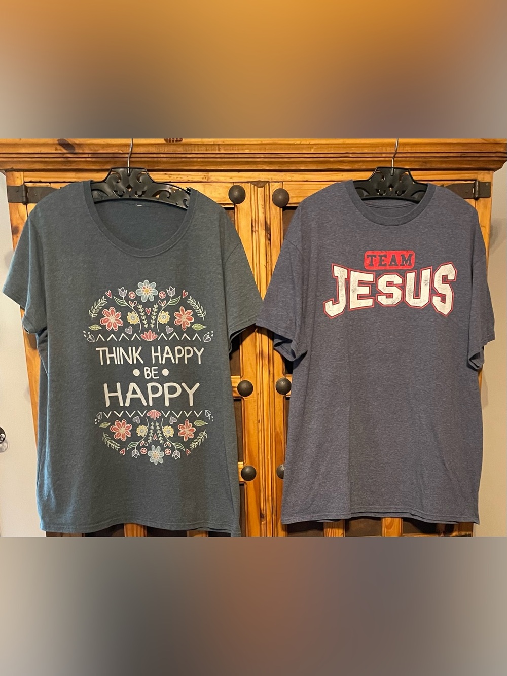 Lot of 2 T-Shirts no tags both Large